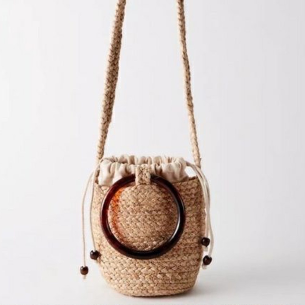 [NWT] Aritzia Main Character Mini Jute Bucket - Picture 3 of 5